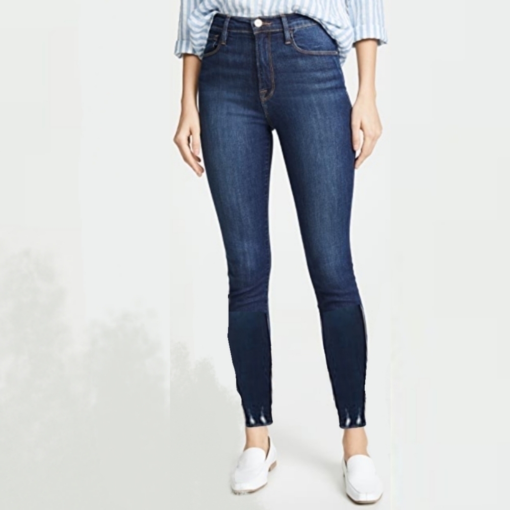 Frame Denim Ali High Rise Cigarette - Picture 1 of 8